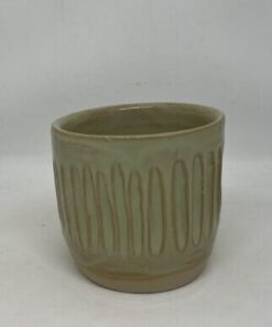 keramikkop i stentøj med mønster